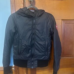 Canada Goose Black Hooded Jacket